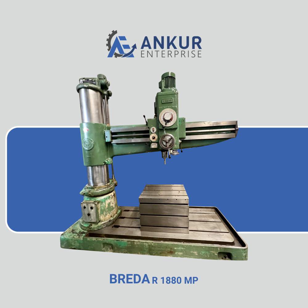 Ankur Enterprise Machinery Used Radial Arm Drill BREDA-R1880