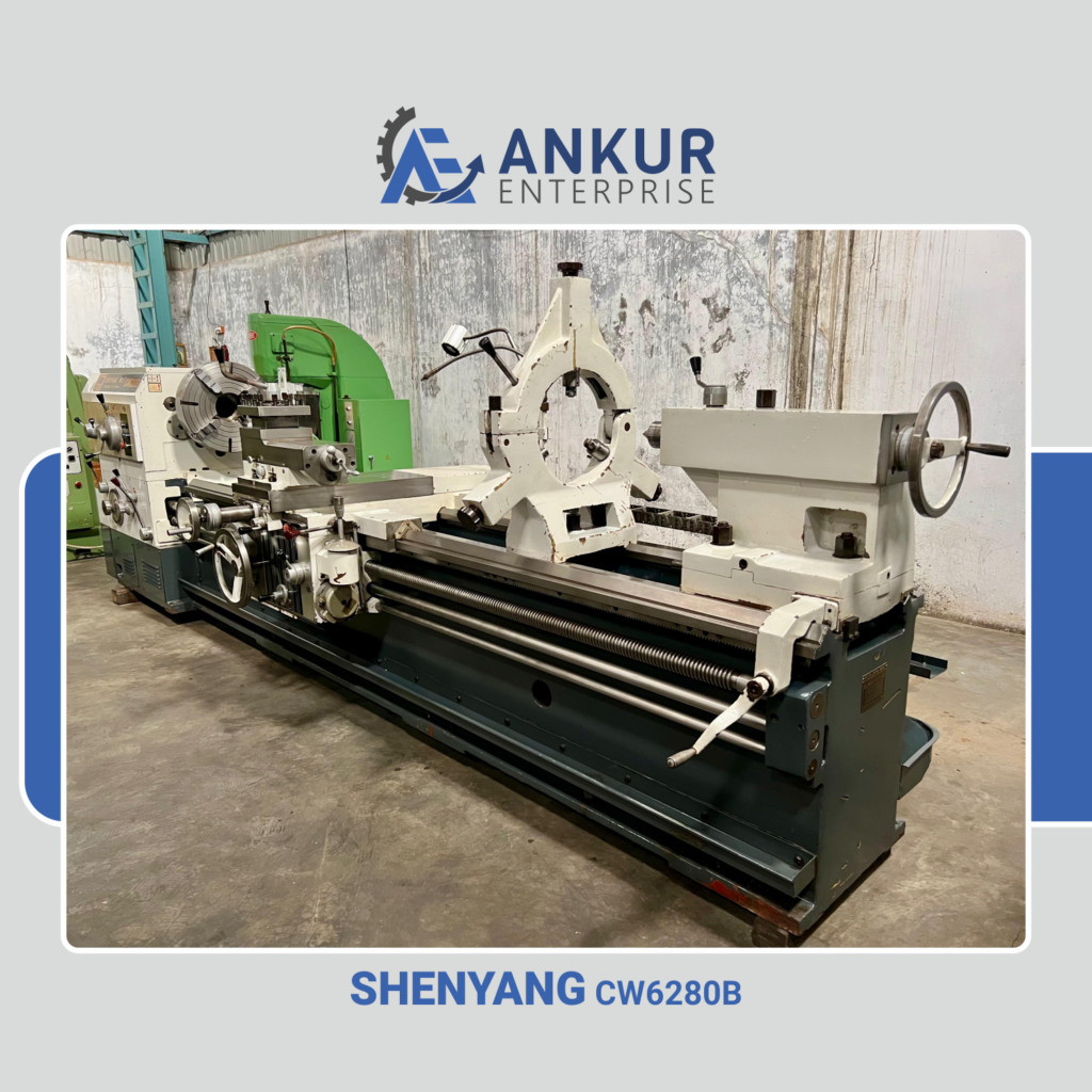 Ankur Enterprise Machinery Used Gap Bed Lathe Shenyang/SMTCL (CW6280B) 3000 MM