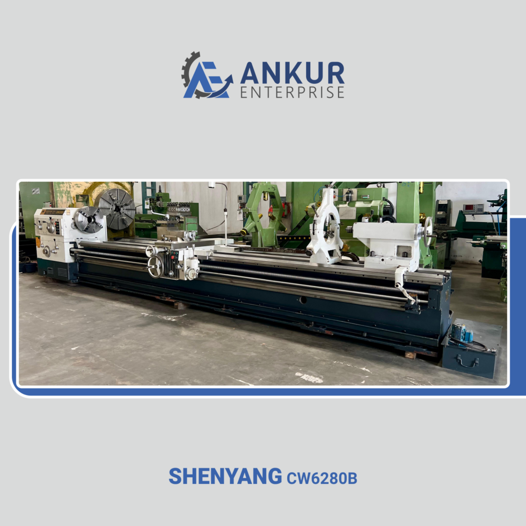 Ankur Enterprise Machinery Used Gap Bed Lathe Shenyang/SMTCL (CW6280B) 5000 MM