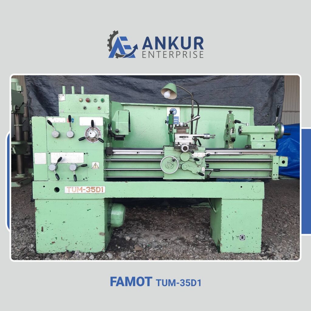 Ankur Enterprise Machinery Used Lathe FAMOT (35D1)
