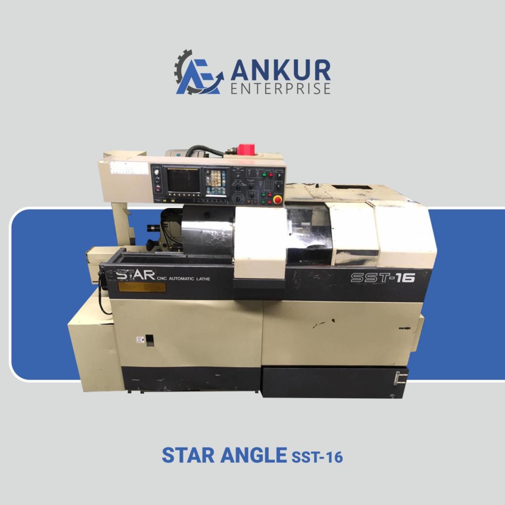 Ankur Enterprise Machinery Used CNC Turning STAR ANGLE SST-16