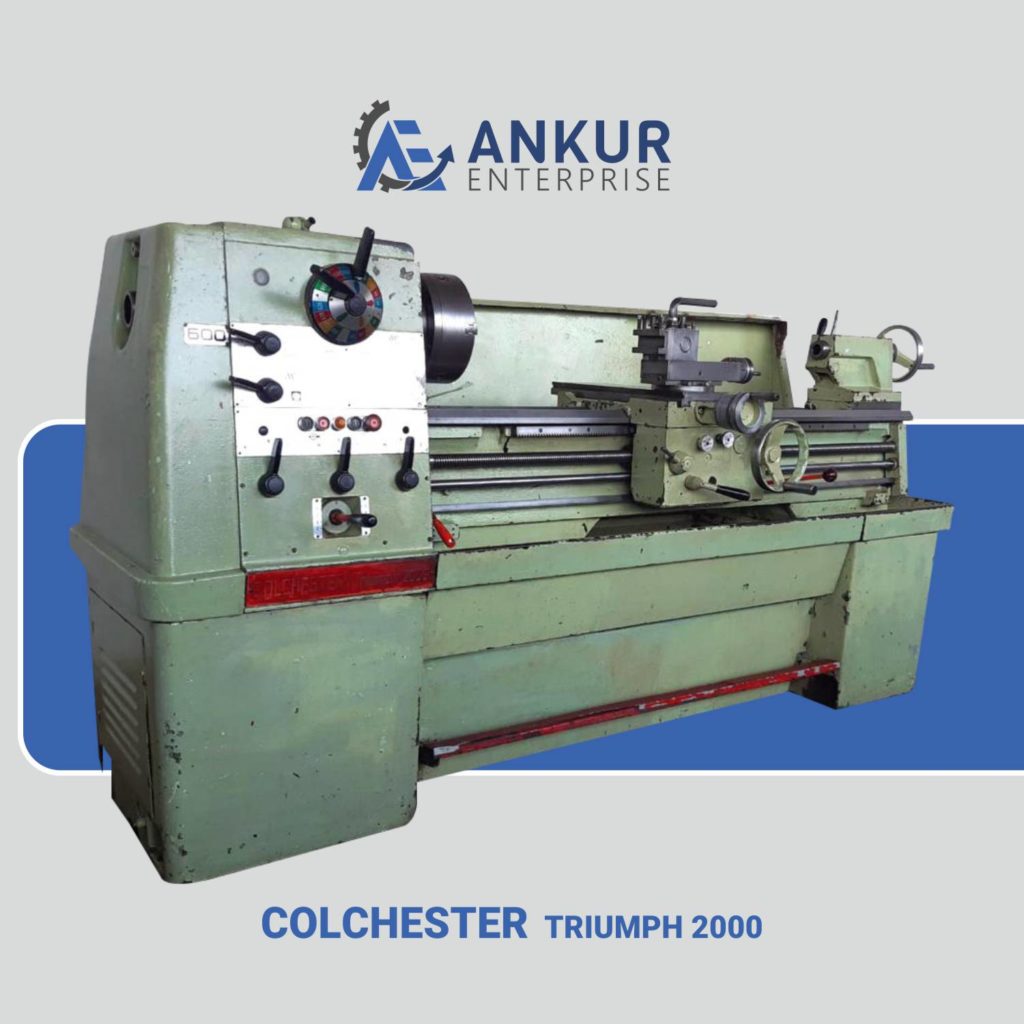 Ankur Enterprise Machinery Used Lathe Machine colchester-600