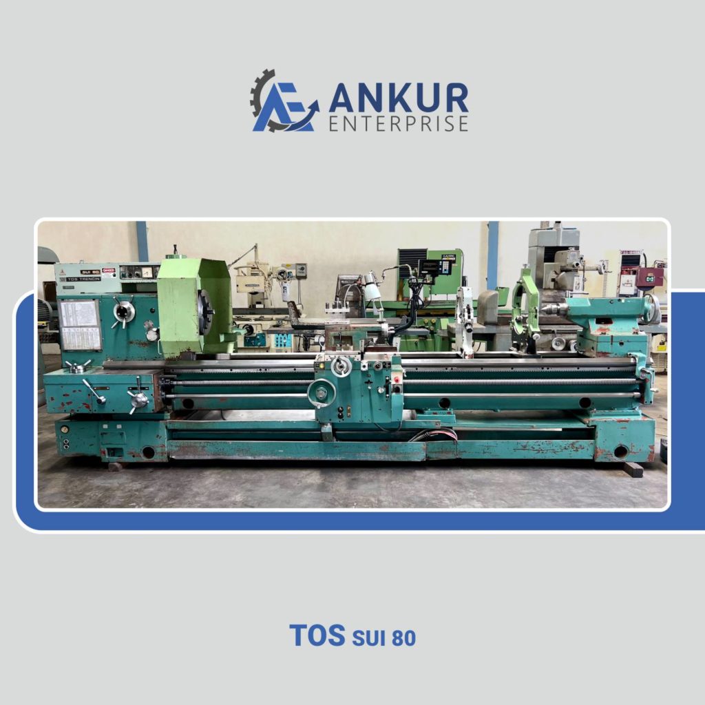 Ankur Enterprise Machinery Used - HEAVY DUTY LATHE MACHINE - TOS (CZECHOSLOVAKIA) SUI 80