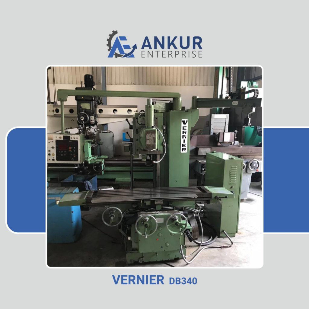 Ankur Enterprise Machinery Used Milling Machine - VERNIER DB340