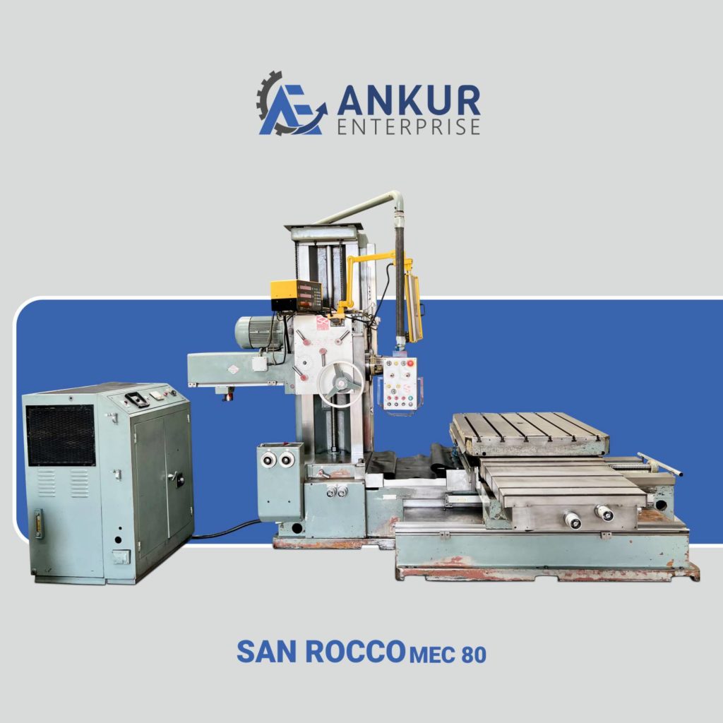 Ankur Enterprise Machinery Used HORIZONTAL BORING MACHINE - SAN ROCCO (ITALY) - MEC 80