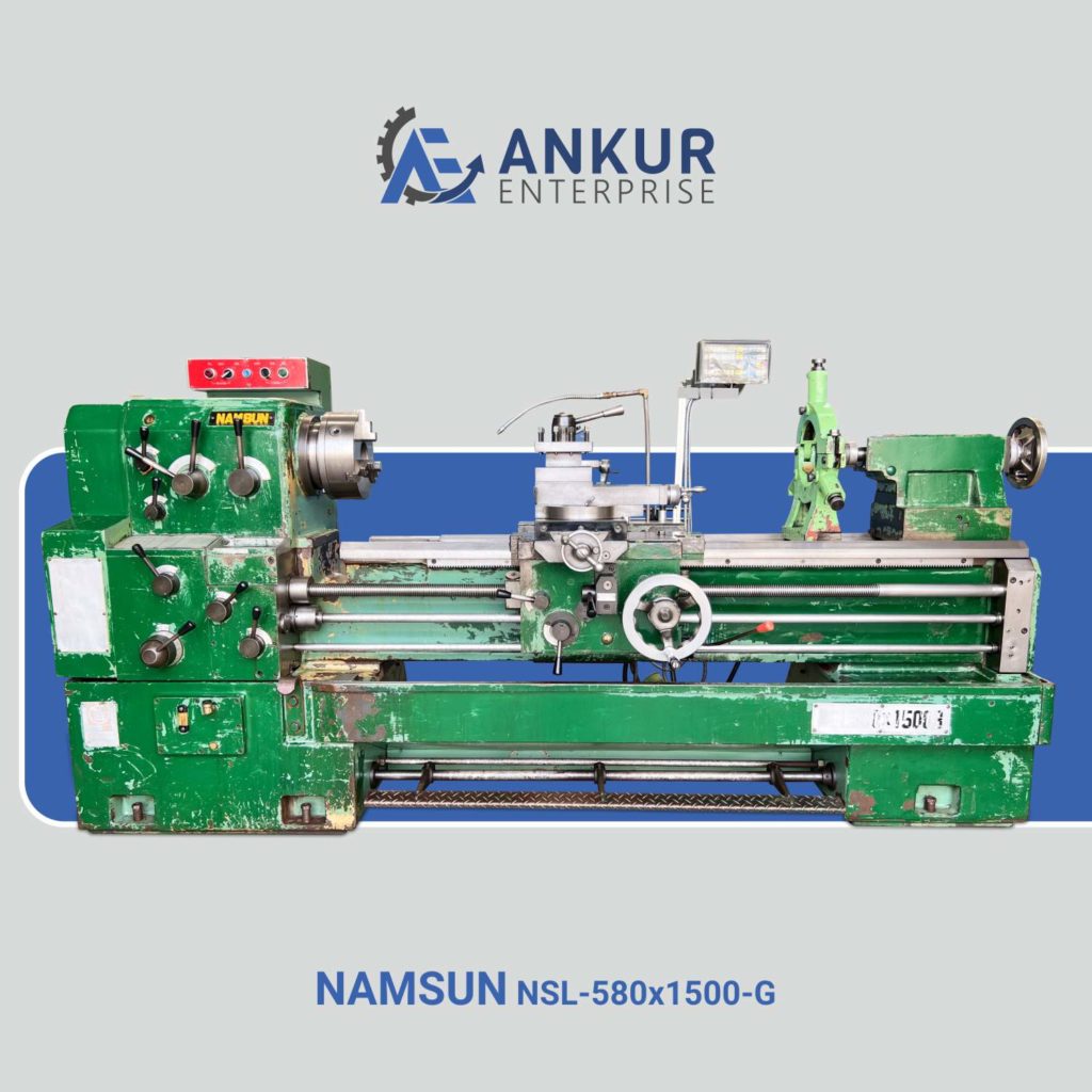 Ankur Enterprise Machinery Used Lathe Machine - Namsun (Korea) NSL 580x1500 G