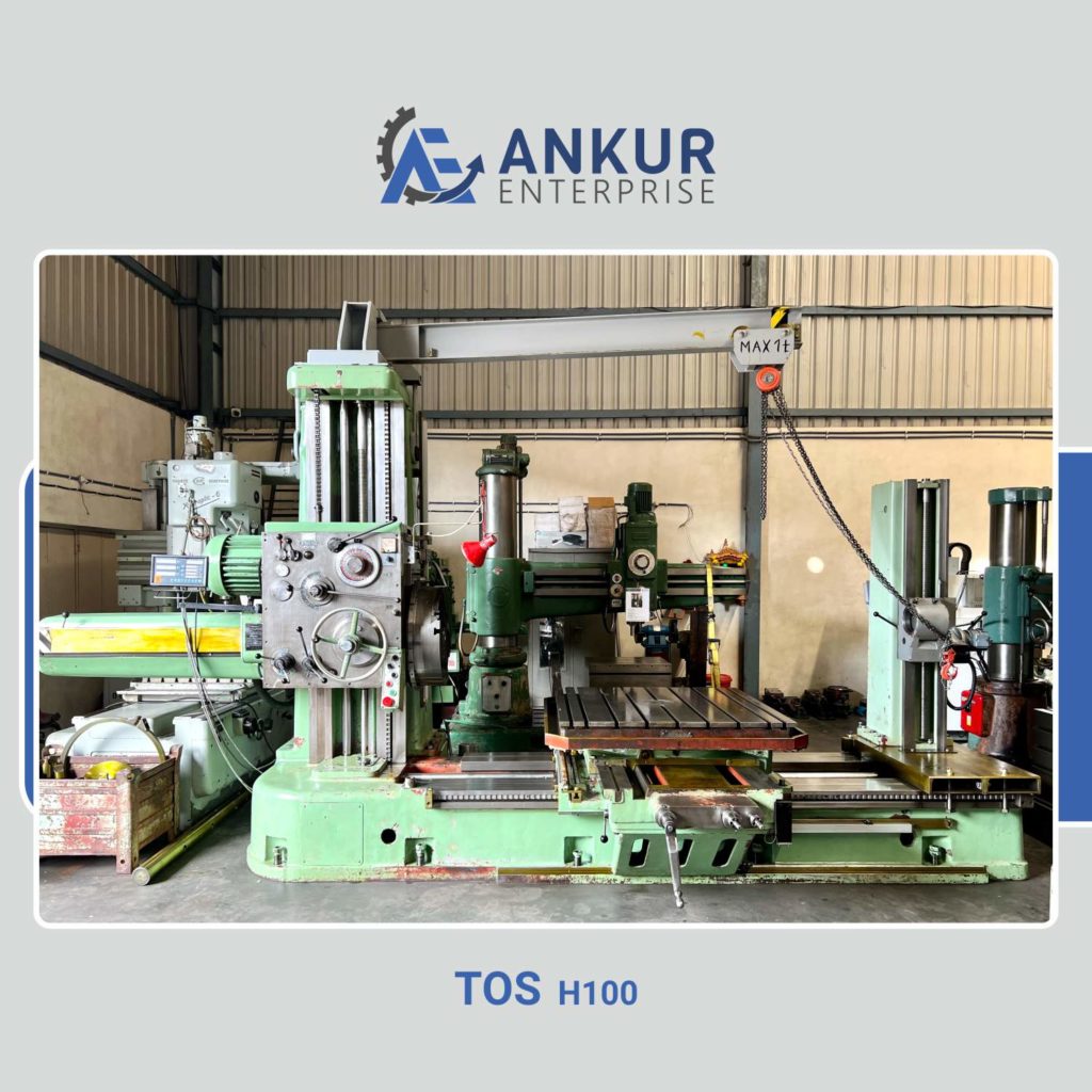 Ankur Enterprise Machinery Used Boring Machine - Horizontal Boring Machine : TOS (CZECHOSLOVAKIA) H100