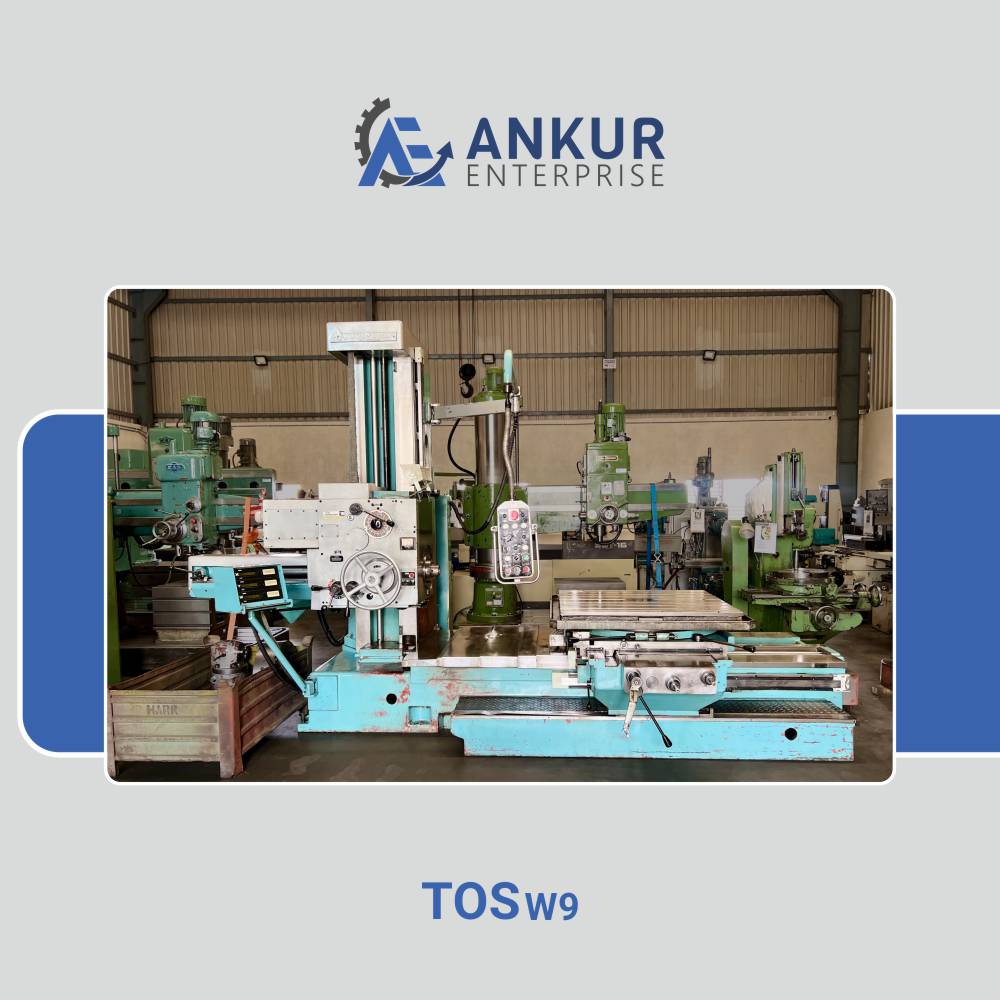 Ankur Enterprise Machinery Used Horizontal Boring Machine : TOS (CZECHOSLOVAKIA) W9