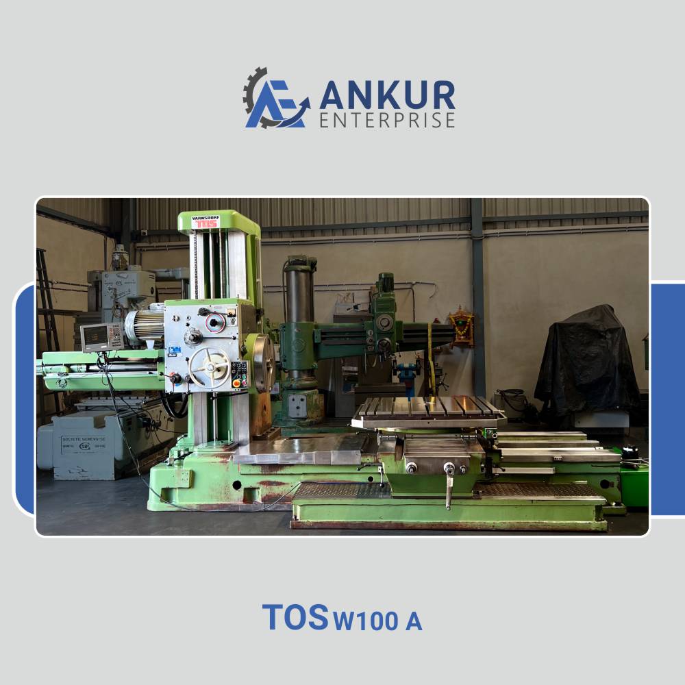 Ankur Enterprise Machinery Used Horizontal Boring Machine : TOS (CZECHOSLOVAKIA) W100 A