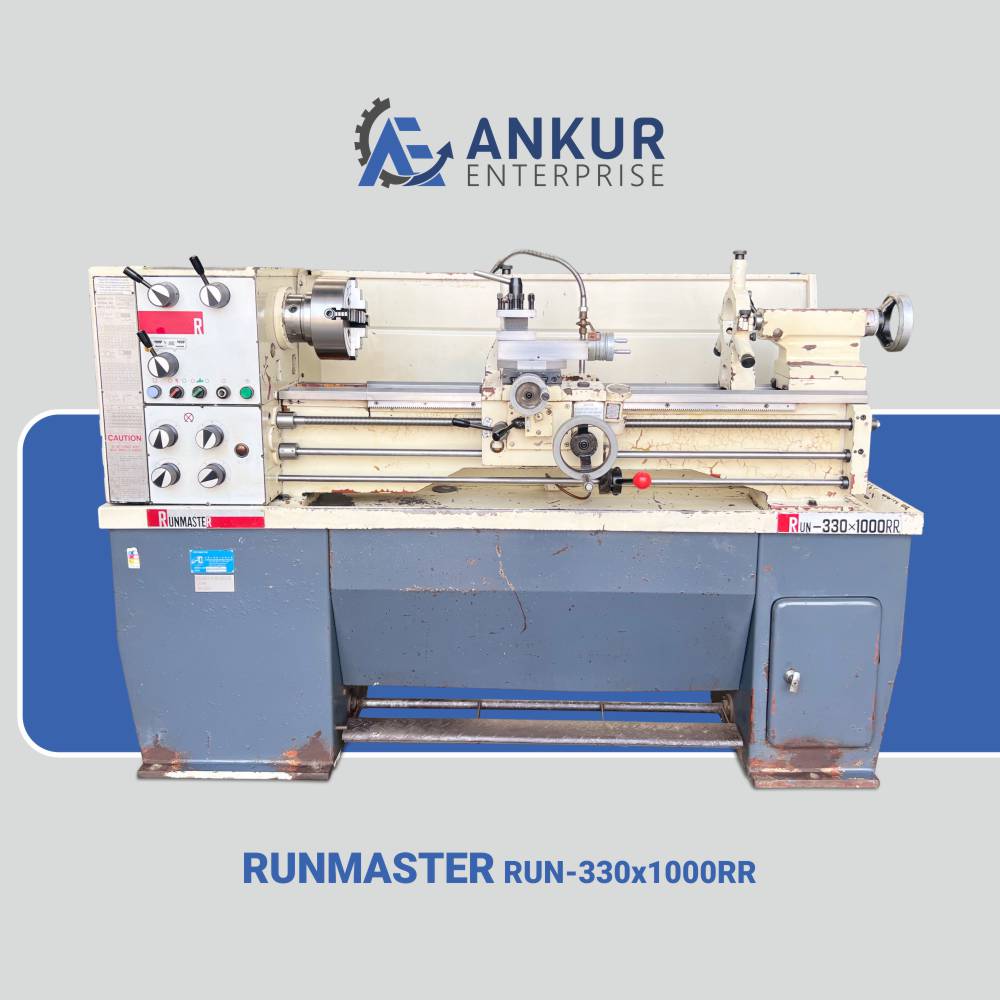 Ankur Enterprise Machinery Used RECISION TOOL ROOM LATHE MACHINE - RUNMASTER (TAIWAN) RUN 330X1000RR