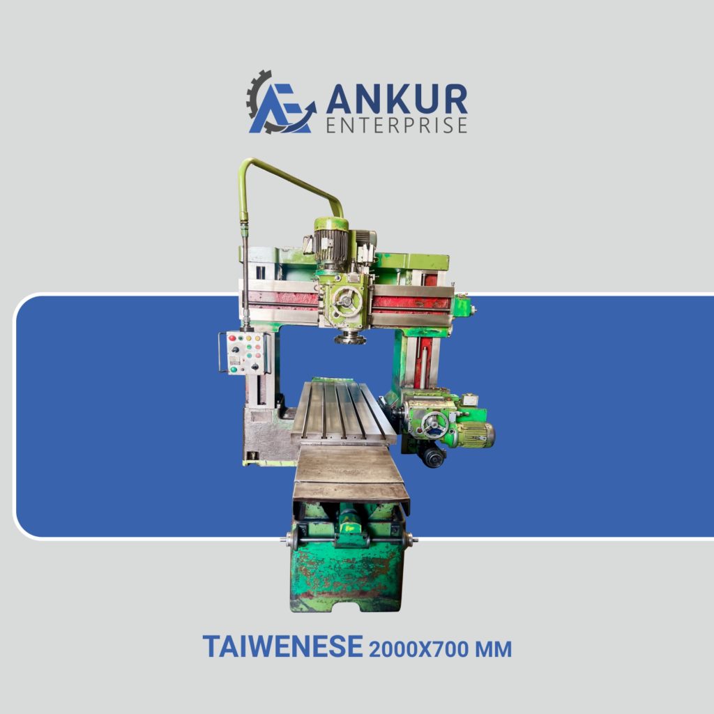 Ankur Enterprise Machinery Used Plano Miller Taiwenese-2000x700-mm/