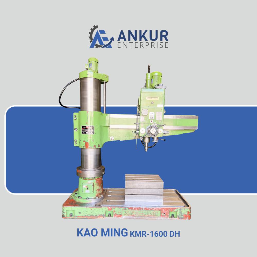 Ankur Enterprise Machinery Used Radial Arm Drill KAO-MING-KMR-1600