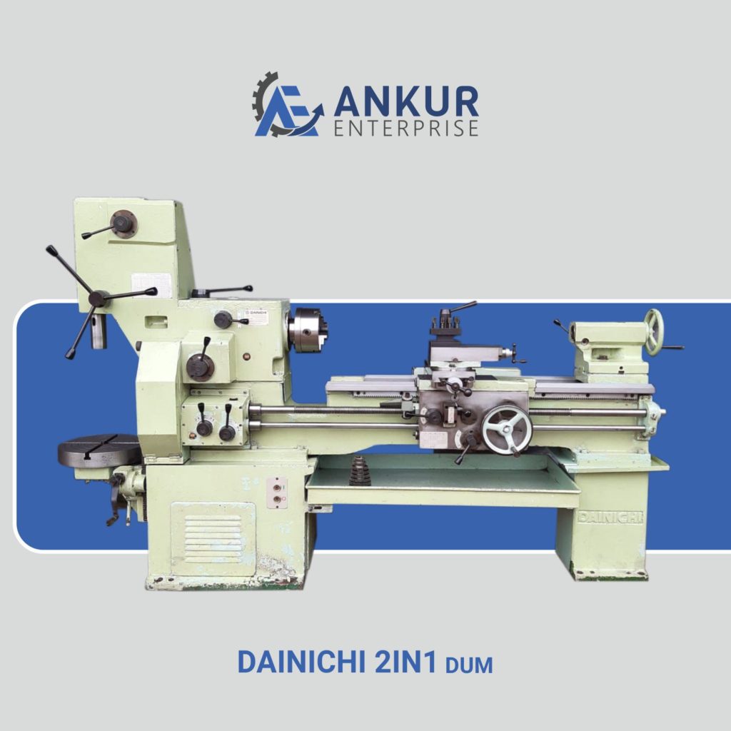 Ankur Enterprise Machinery Used Lathe Machine DAINICHI-2IN1-DUM