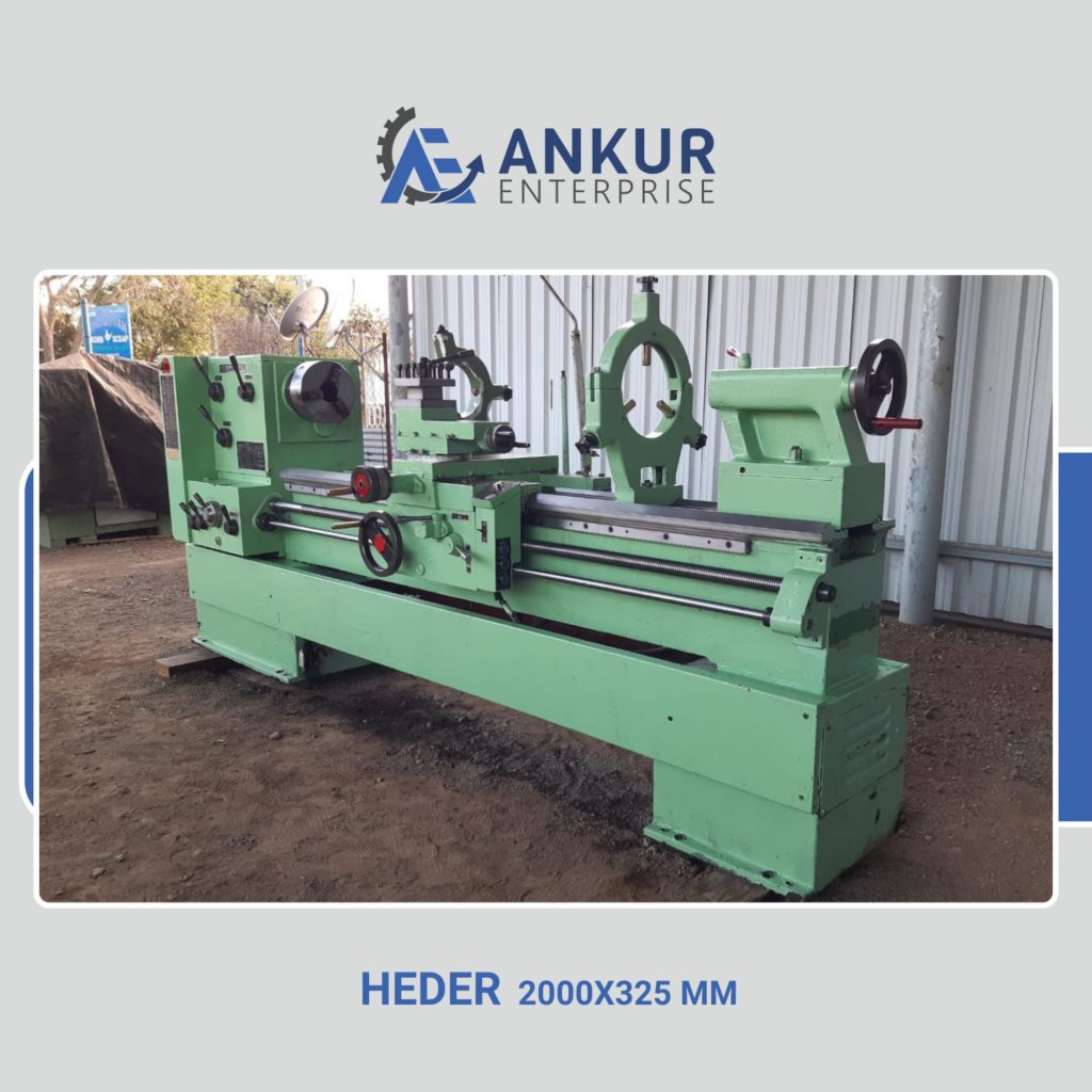 Ankur Enterprise Machinery Used Lathe Machine HEDER-2000X325