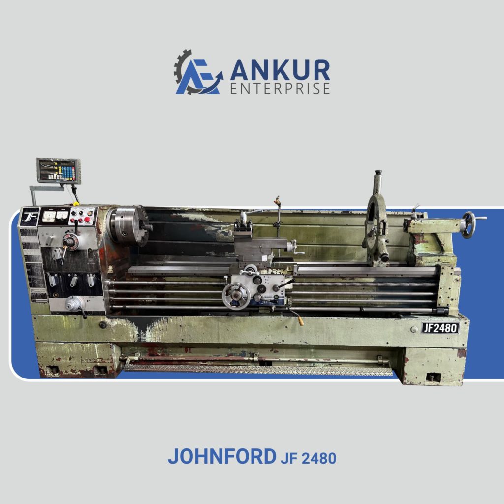 Ankur Enterprise Machinery Used Lathe Machine JOHNFORD-JF-2480