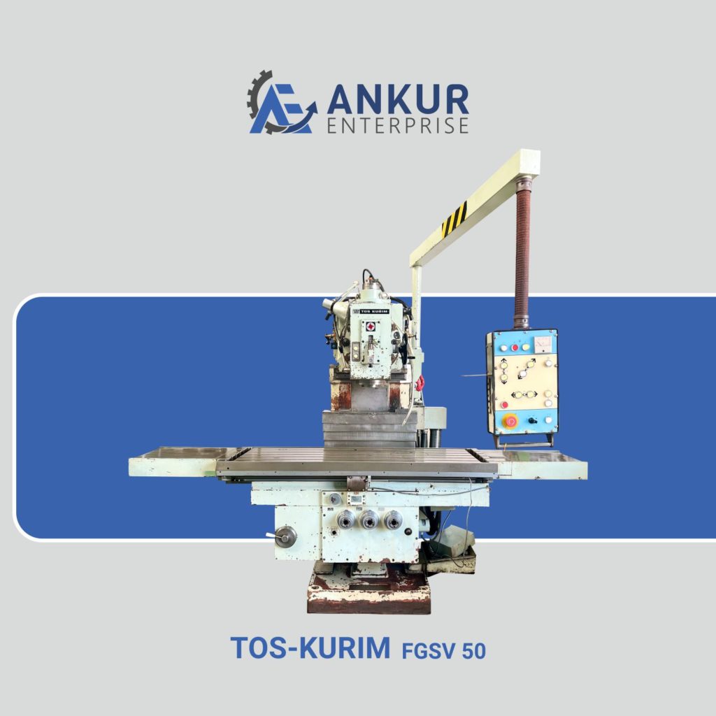 Ankur Enterprise Machinery Used Milling Machine TOS-KURIM-FSGV-50