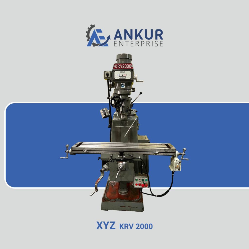 Ankur Enterprise Machinery Used Milling Machine XYZ-KRV2000