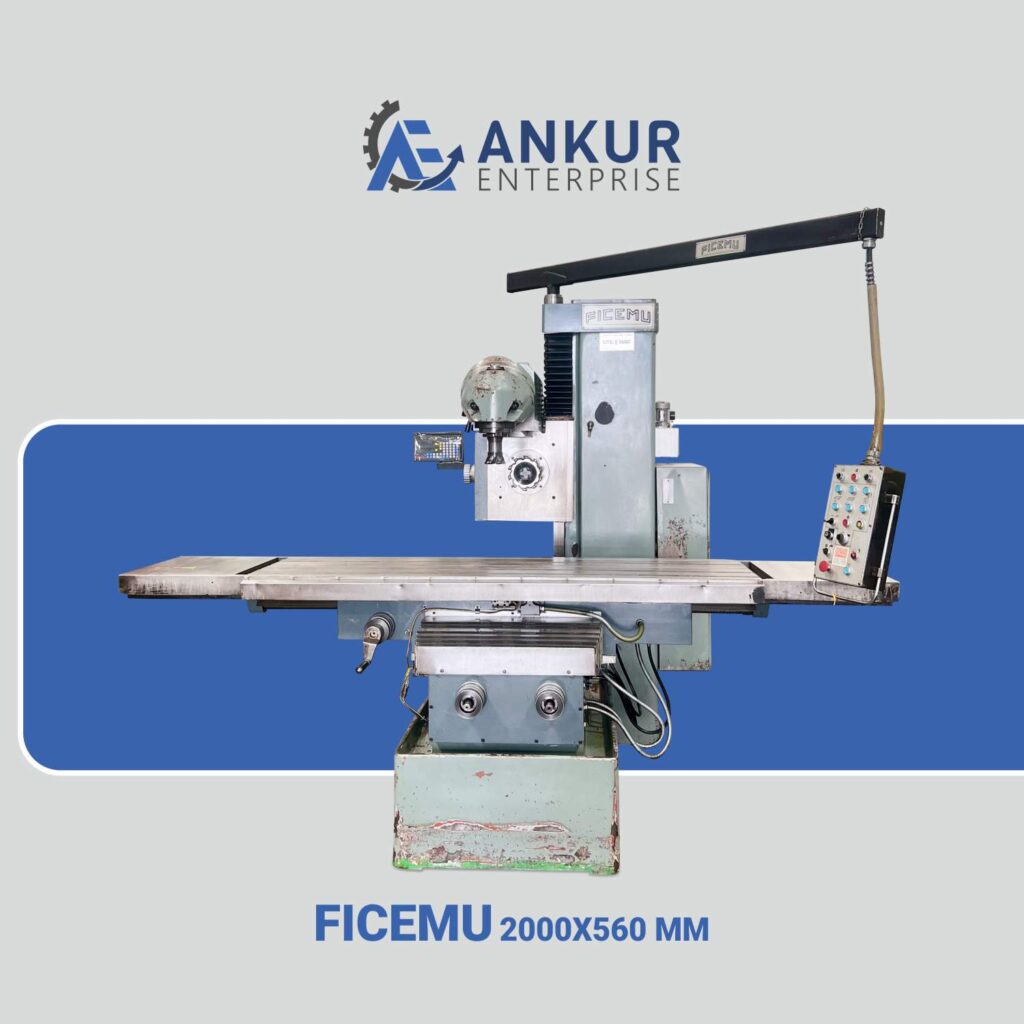 Ankur Enterprise Machinery Used Milling Machine Ficemu 2000X560 MM