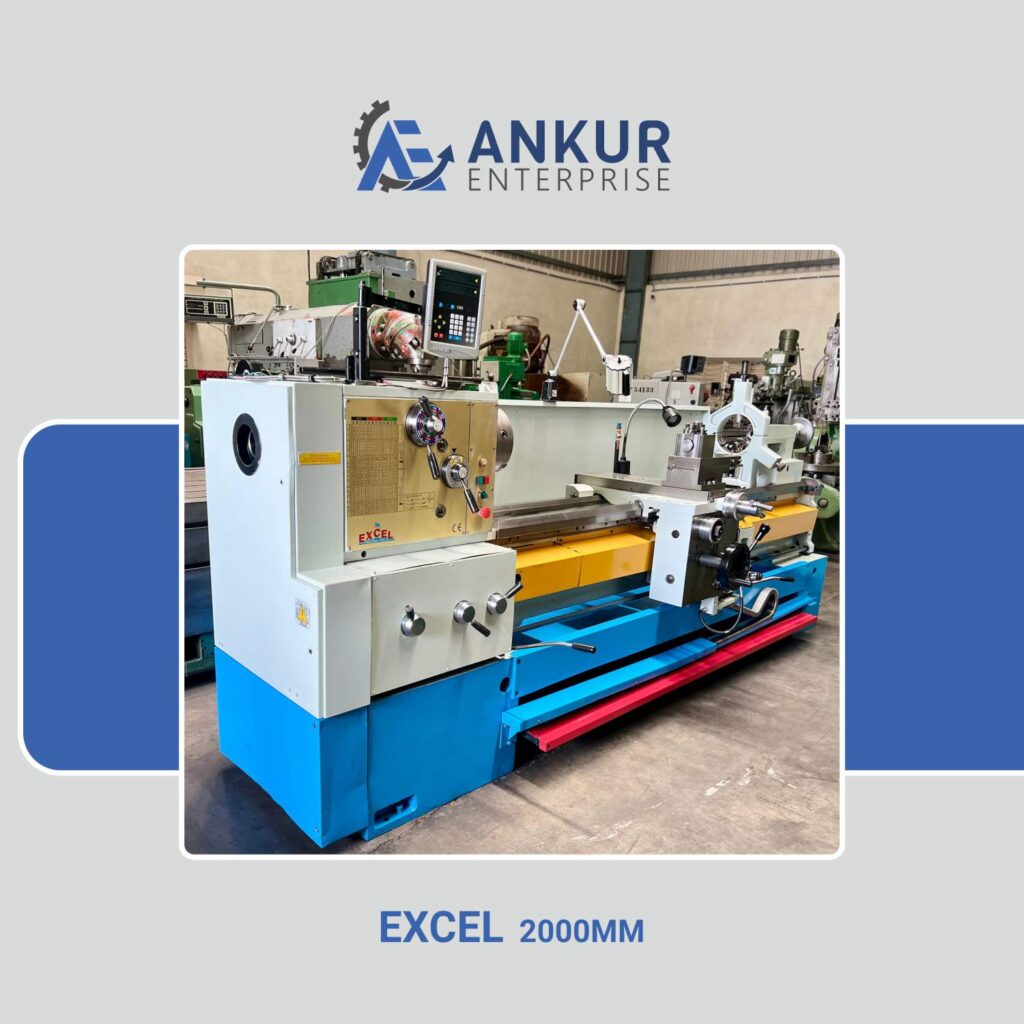 Ankur Enterprise Machinery Used Lathe Machine Excel 2000mm