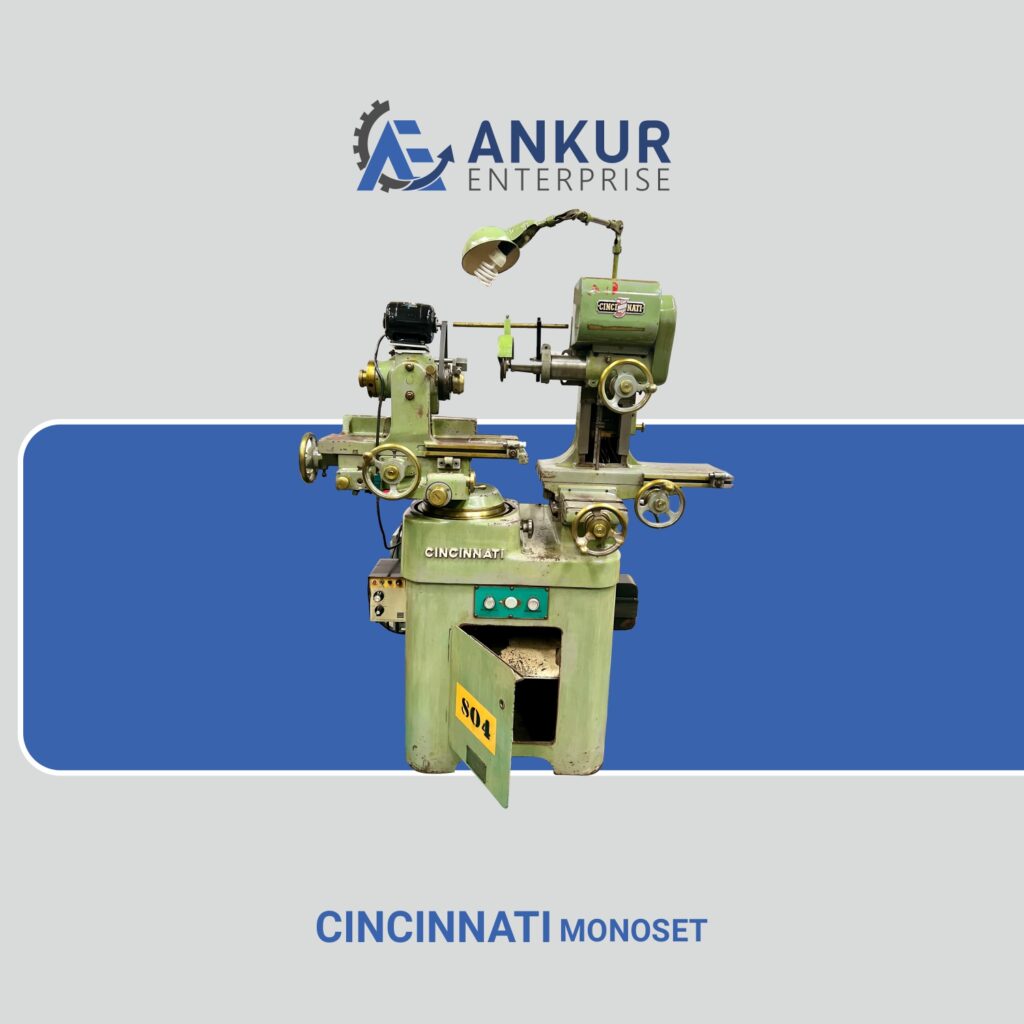 Ankur Enterprise Machinery Used Tool and Cutter Grinder Cincinnati Monoset