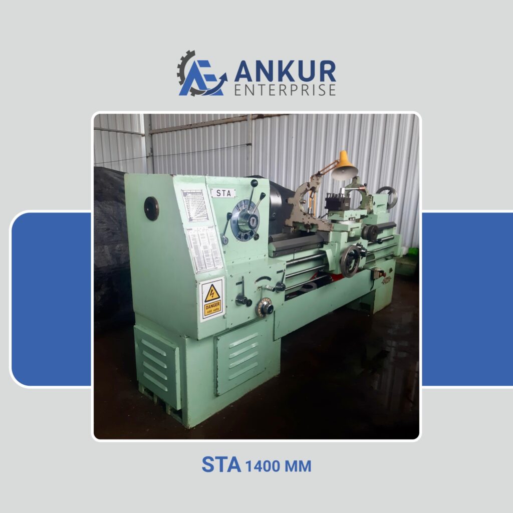 Ankur Enterprise Machinery Used Lathe Machine STA 1400 MM