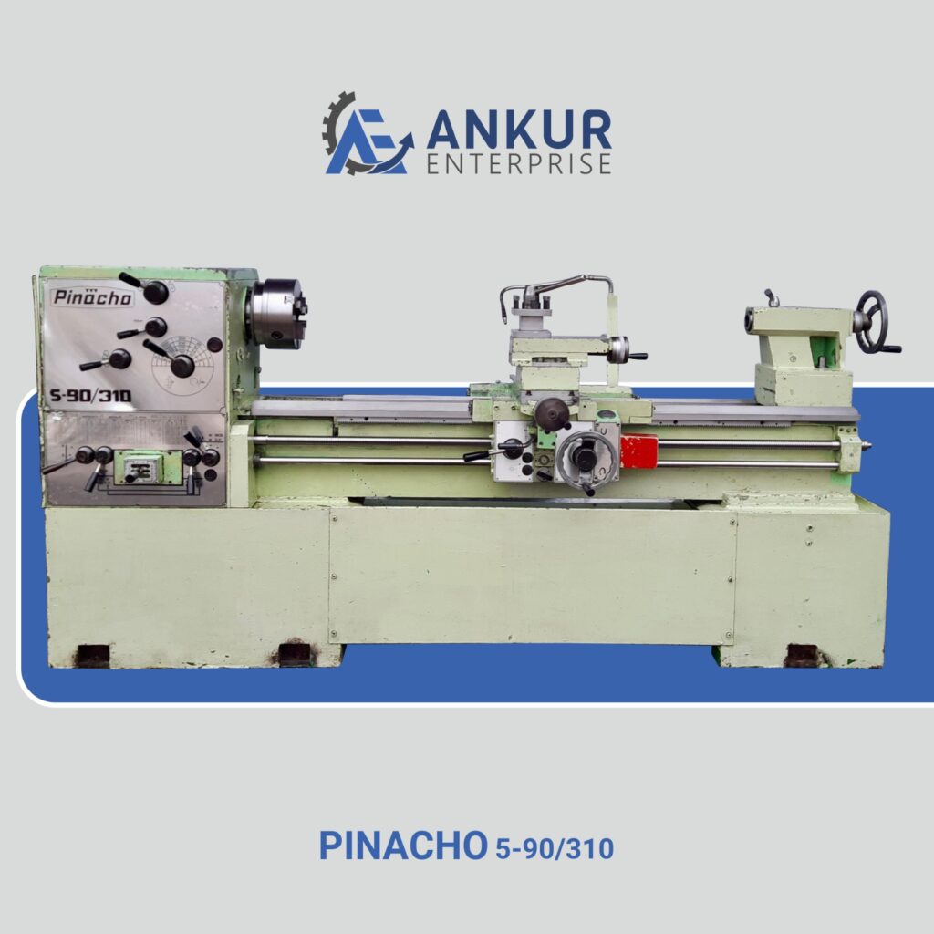 Ankur Enterprise Machinery Used Lathe Machine PINACHO 5-90/310