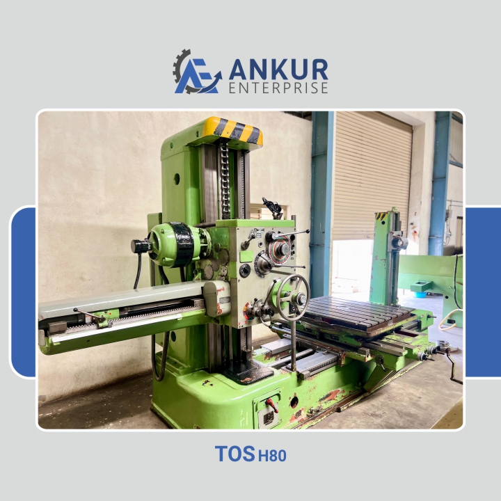 Ankur Enterprise Machinery Used Horizontal Boring TOS H80