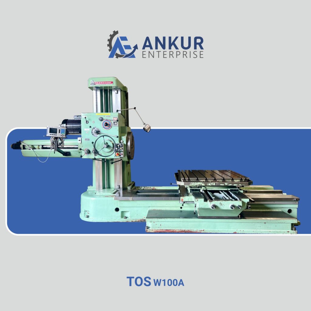 Ankur Enterprise Machinery Used Horizontal Boring TOS W100A