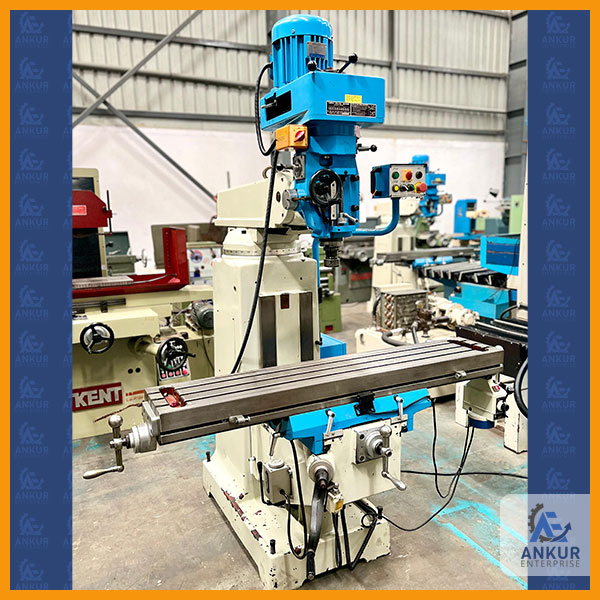 Ankur Enterprise Machinery Used Vertical Turret Milling Machine - Yun Jiann - 4KVA