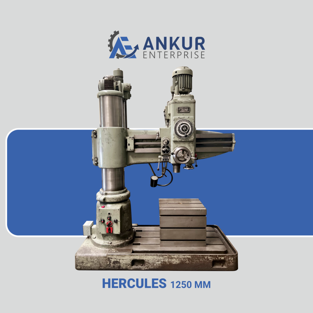 Ankur Enterprise Machinery Used Radial Arm Drill HERCULES/BREDA (4’/12.5”)