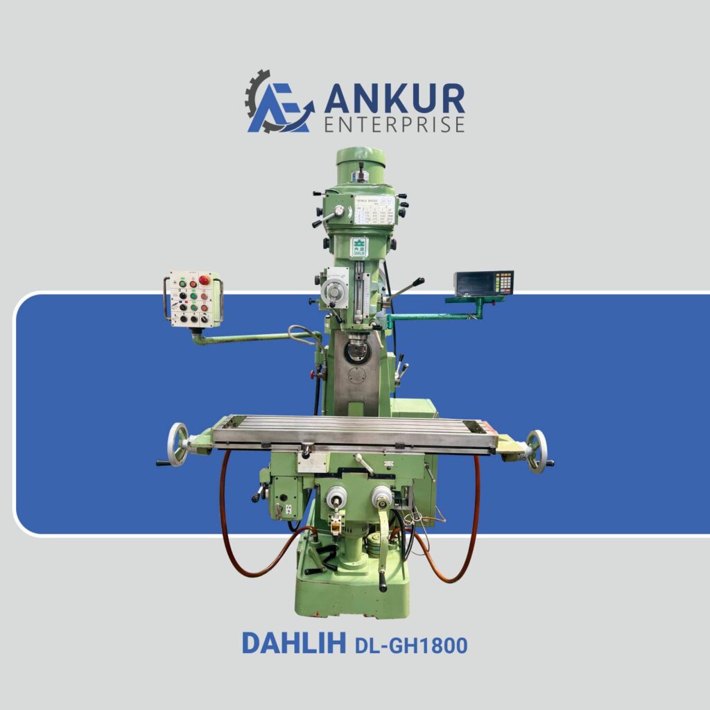 Ankur Enterprise Machinery Used Dahlih DLGH1800 Double Spindle Vertical turret milling machine