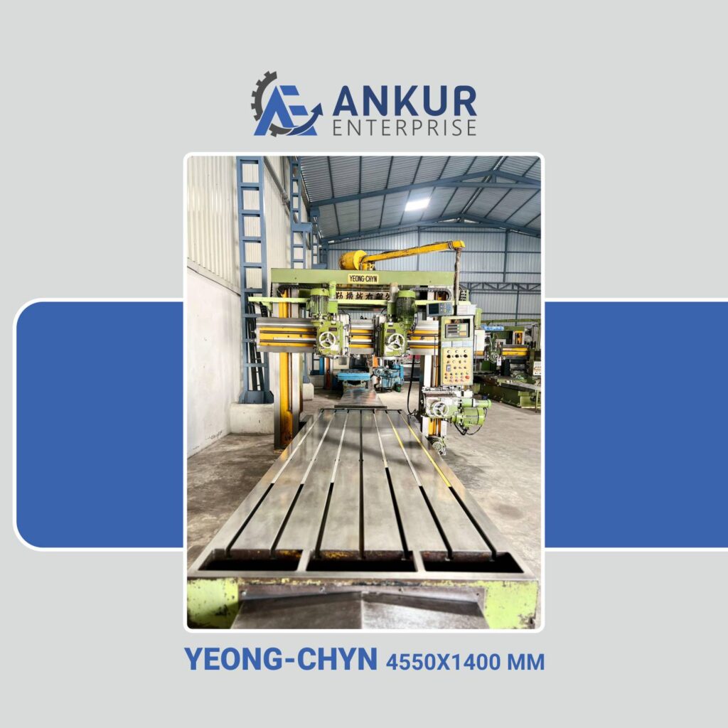 Ankur Enterprise Machinery Used Plano Miller Yeong-Chyn 4550X1400 mm plano miller machine