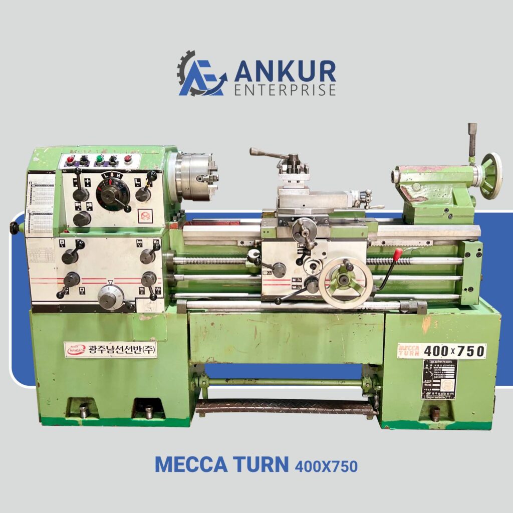 Ankur Enterprise Machinery Used Lathe machine Mecca Turn (400X750)