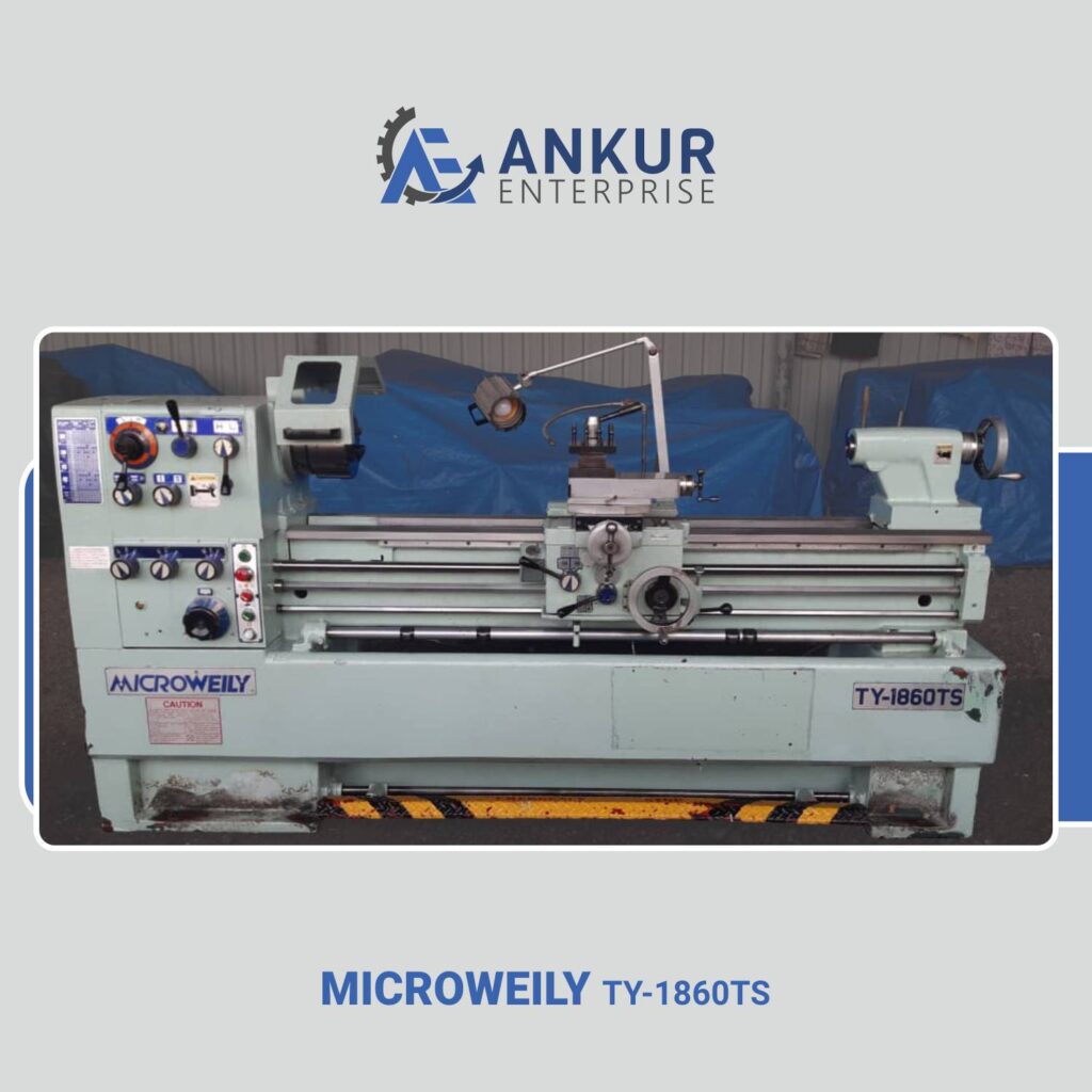 Ankur Enterprise Machinery Used Gap Bed Lathe Machine - Microweily (TY-1860TS)