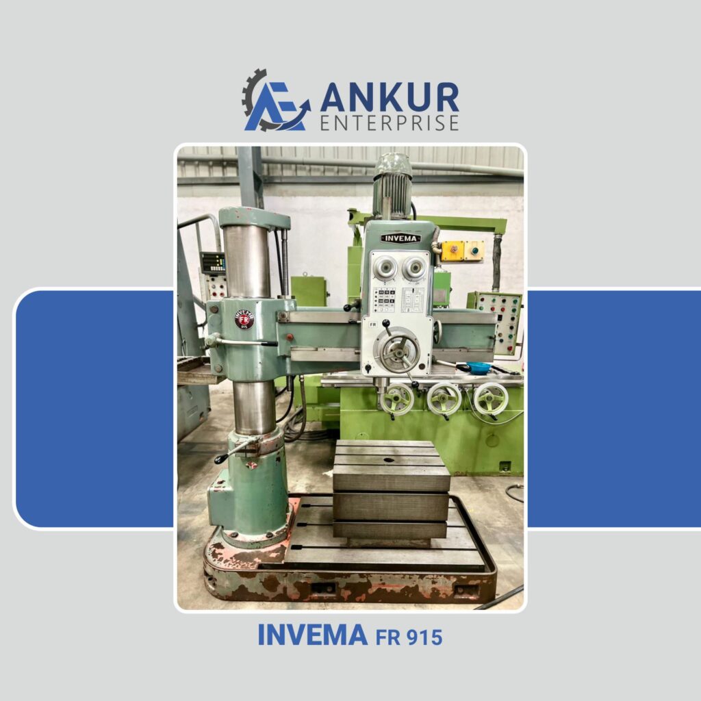 Ankur Enterprise Machinery Used Radial Arm Drill - Invema (FR 915)
