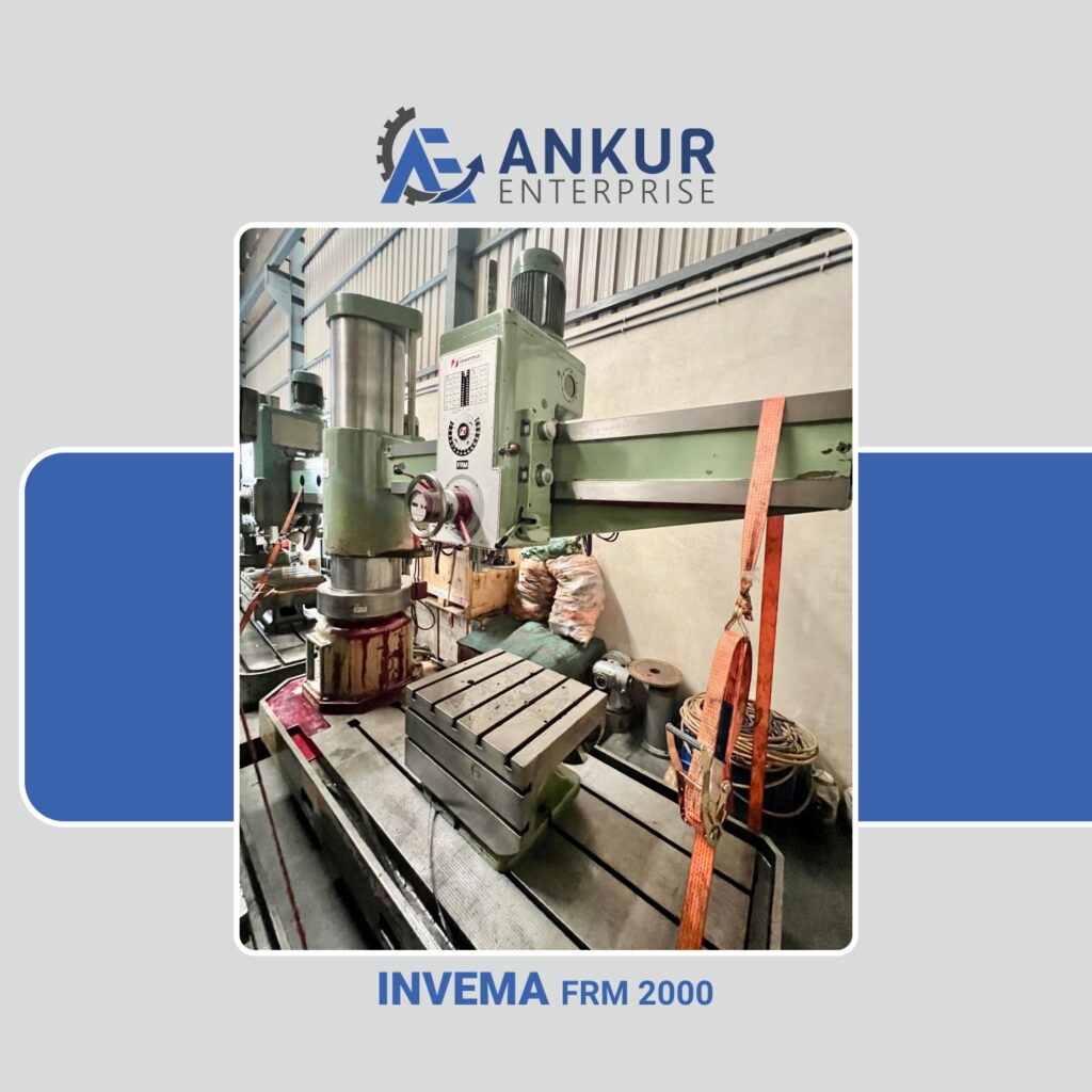 Ankur Enterprise Machinery Used Radial Arm Drill - Invema (FRM 2000)