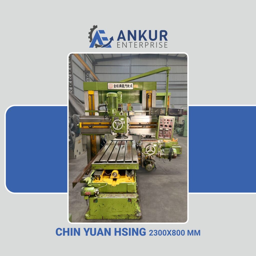 Ankur enterprise machinery Used Plano Miller - Chin Yuan Hsing (2300x800 mm)