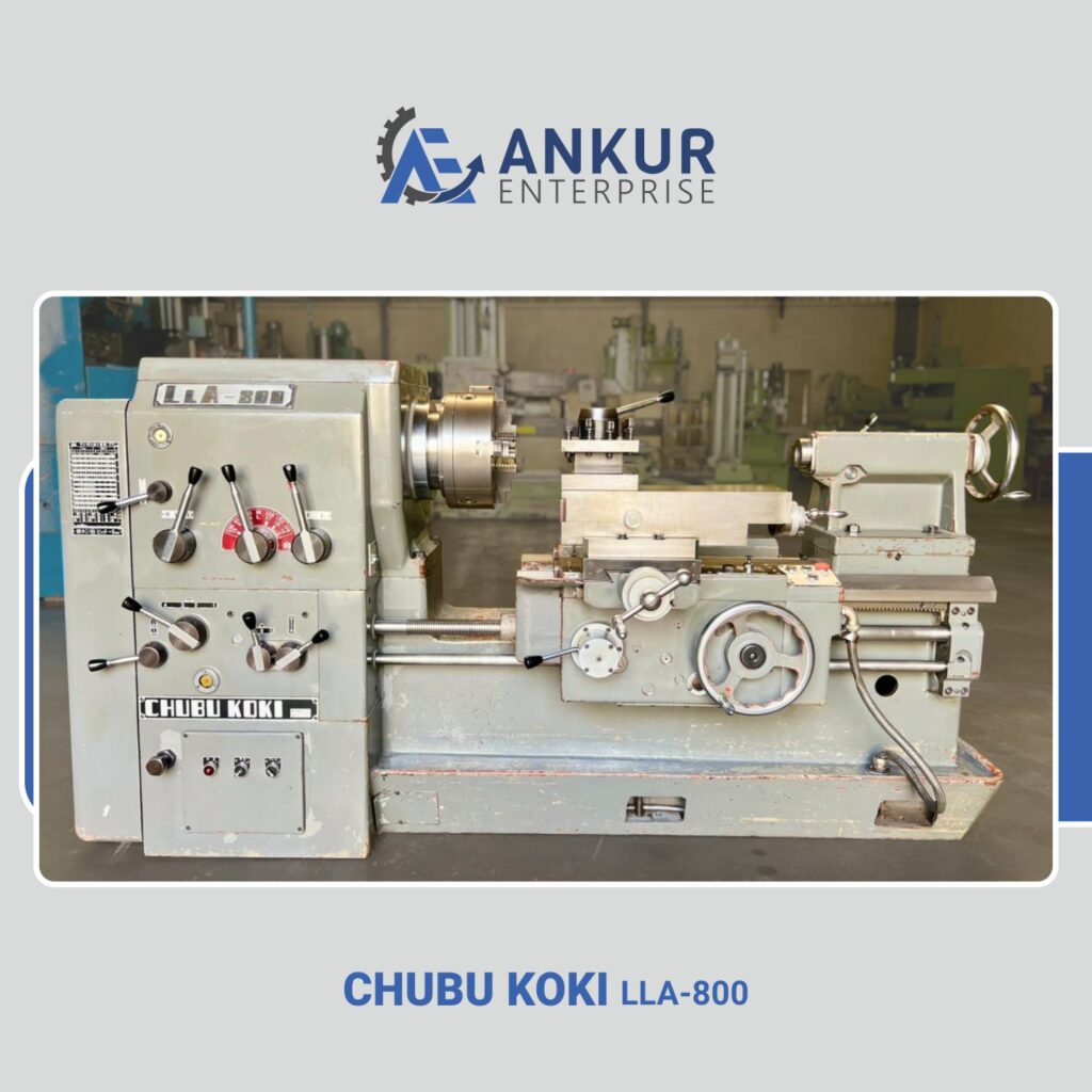 Ankur enterprise machinery Used Lathe - Chubu Koki (LLA-800)