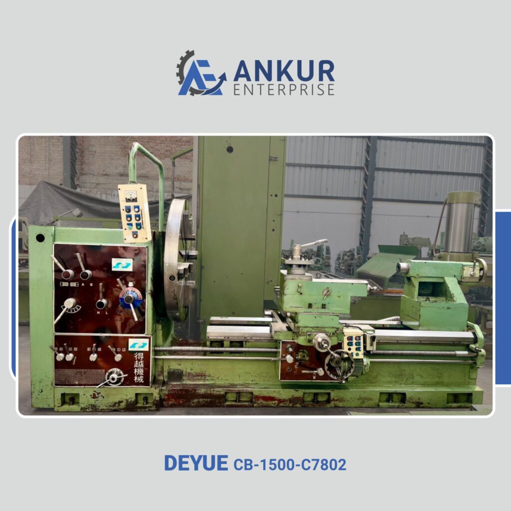 Ankur enterprise machinery Used Lathe - Deyue (CB-1500-C7802)