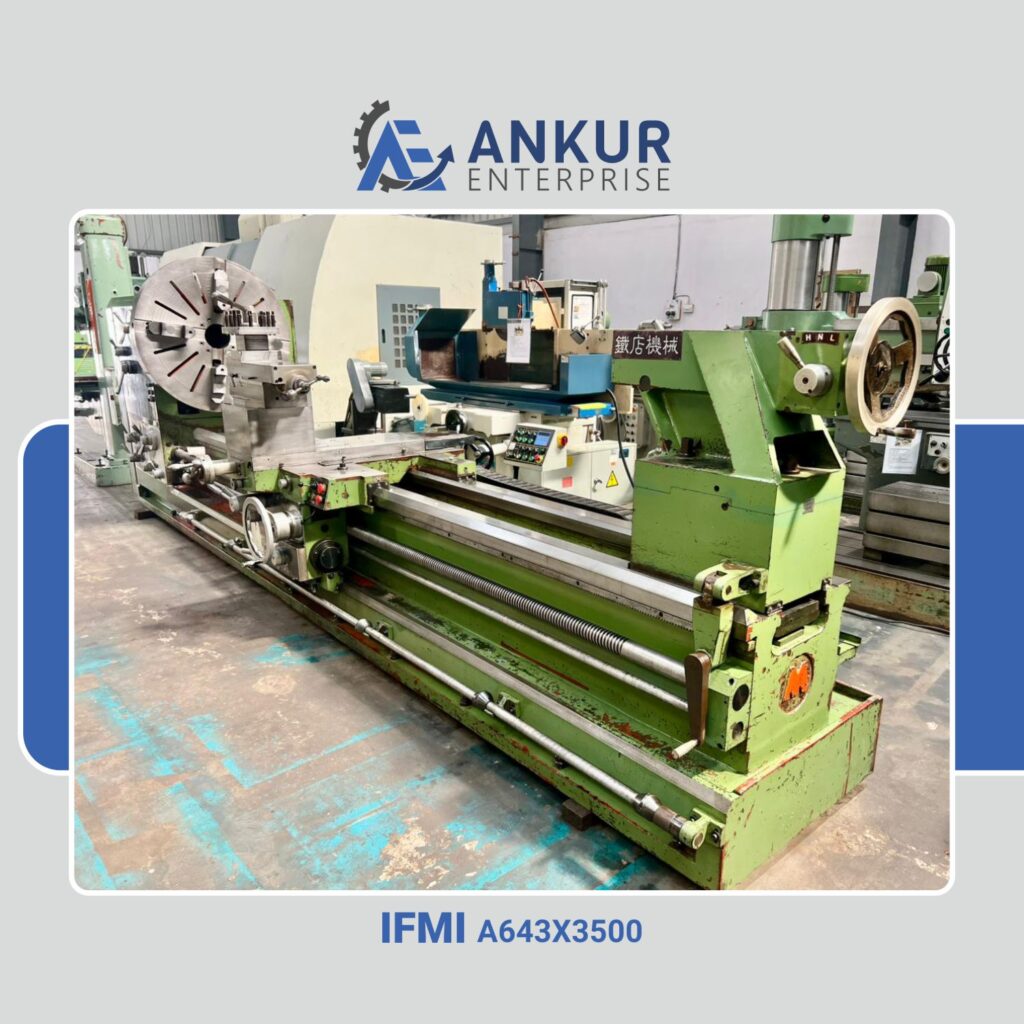 Ankur enterprise machinery Used Lathe - IFMI (A643X3500)