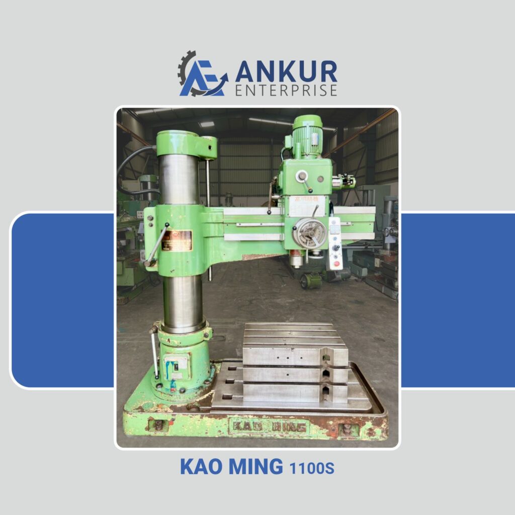 Ankur enterprise machinery Used Radial Arm Drill - Kao Ming (1100S)