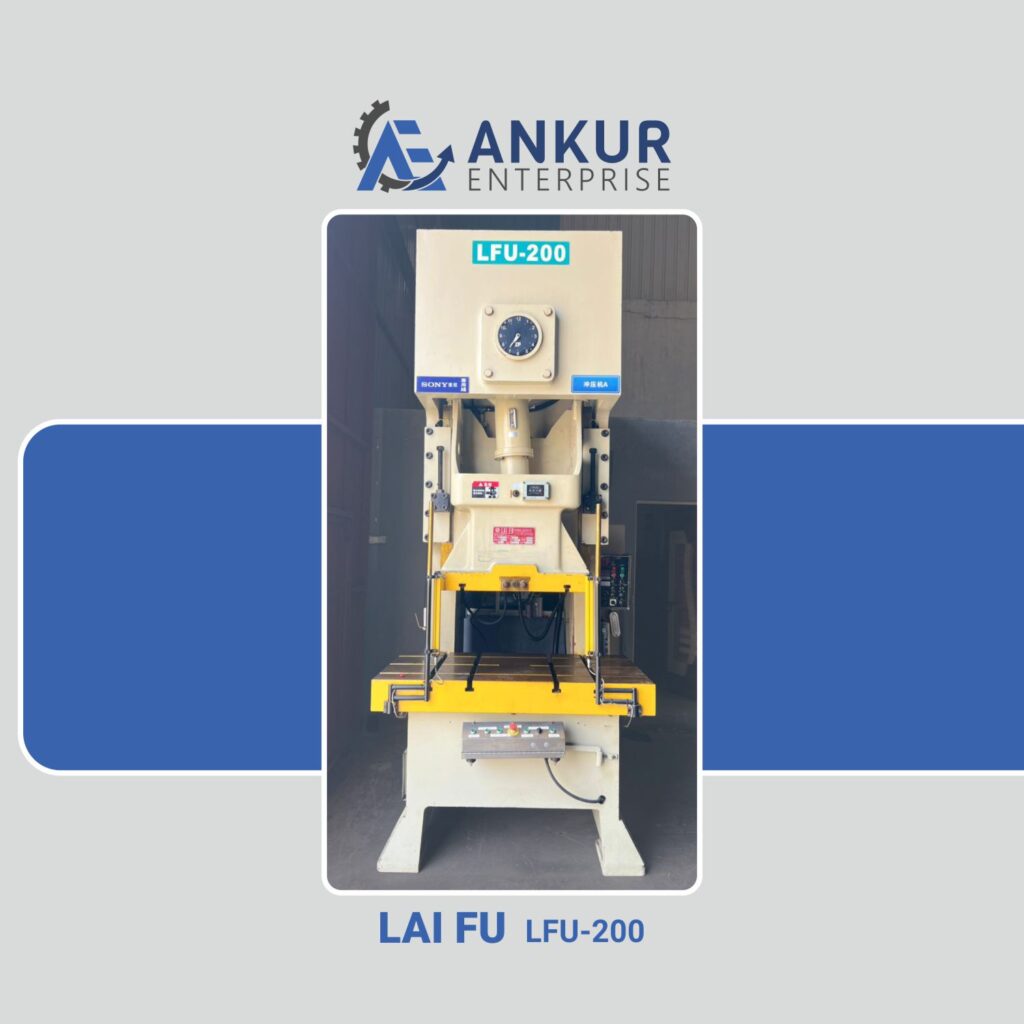 Ankur enterprise machinery Used C Frame Single Crank Press - Lai FU (LFU-200)