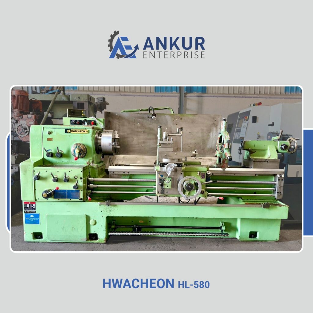 Ankur enterprise machinery Used Lathe - Hwacheon-HL-580