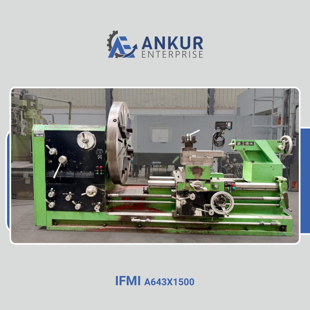 Ankur enterprise machinery HEAVY DUTY LATHE MACHINE - IFMI (A643X1500)