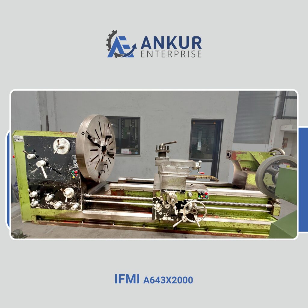 Ankur enterprise machinery HEAVY DUTY LATHE MACHINE - IFMI (A643X2000)